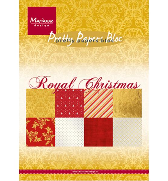 Marianne Design A5 Paper Pad Royal Christmas PK9151