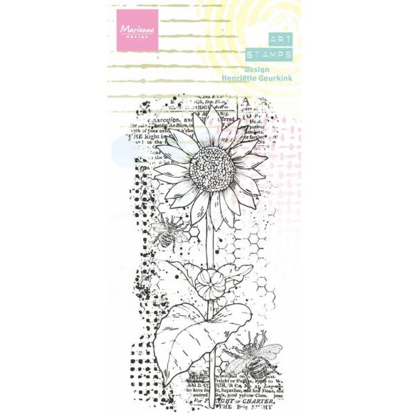 Marianne Design Art Stamp Sun Flower #1648