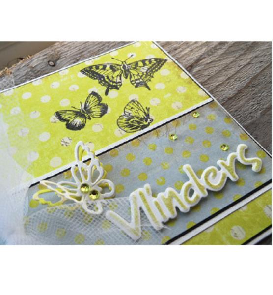Marianne Design Clear Stamp Schmetterlinge und Blumen