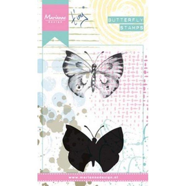 Marianne Design Cling Stamp Tiny's Butterfly #MM1613