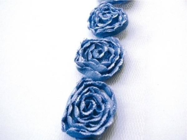 Marianne Design Flower Ribbon Blue Jeans Large #1109