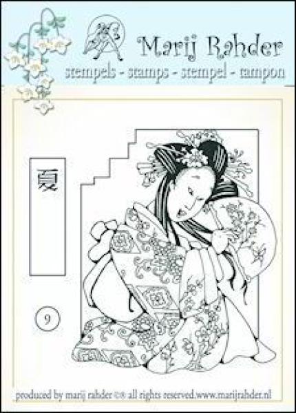 Marij Rahder Stamp Geisha 9