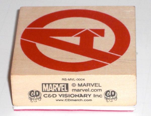 Marvel Comic Rubber Stamp Avenger Logo #MVL0004