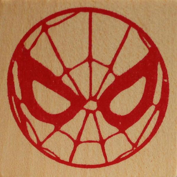 Marvel Comic Rubber Stamp Spiderman Mask #MVL0001
