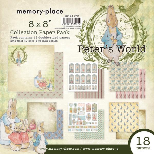 Memory-Place 8x8 Paper Pack Peter´s World