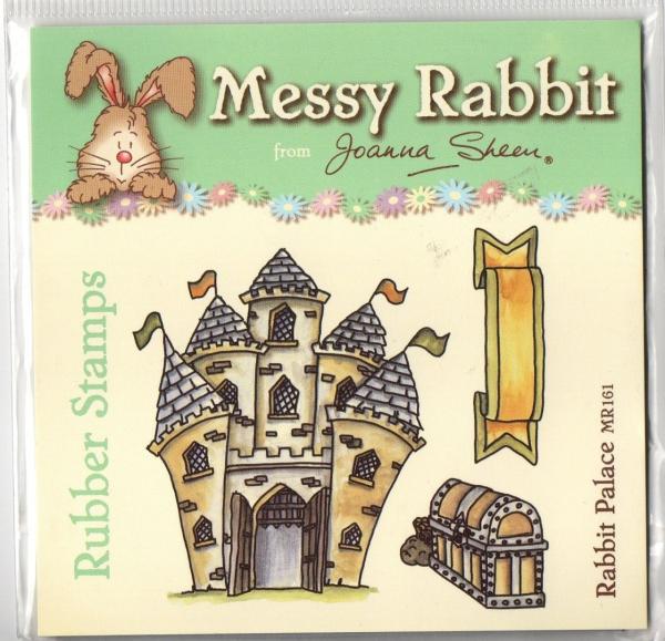SALE Messy Rabbit Gummistempel Rabbit Palace