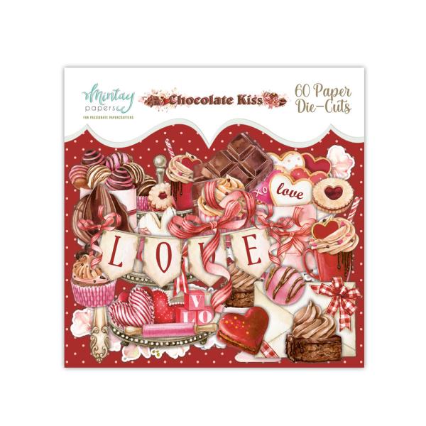 Mintay Papers Die-Cuts Chocolate Kiss 60 pcs