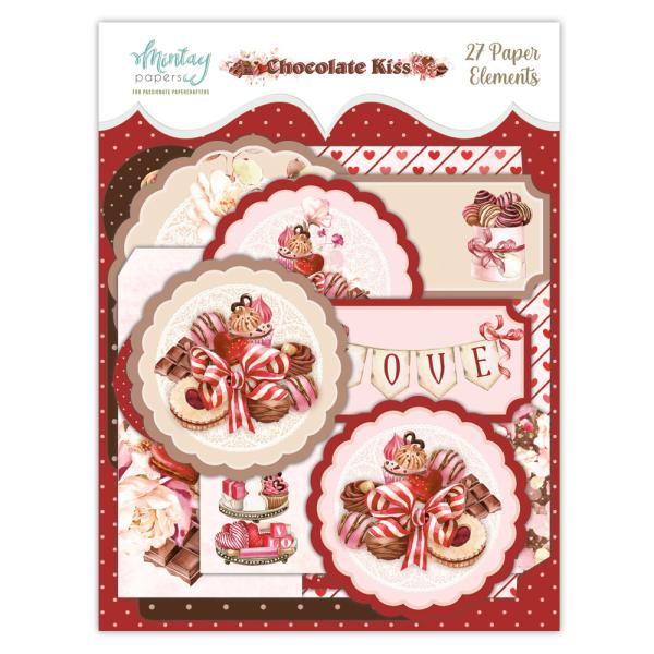 Mintay Papers Paper Elements Chocolate Kiss 27 pcs