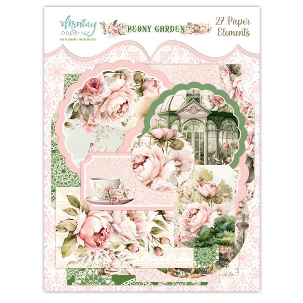 Mintay Papers Paper Elements Peony Garden 27 pcs