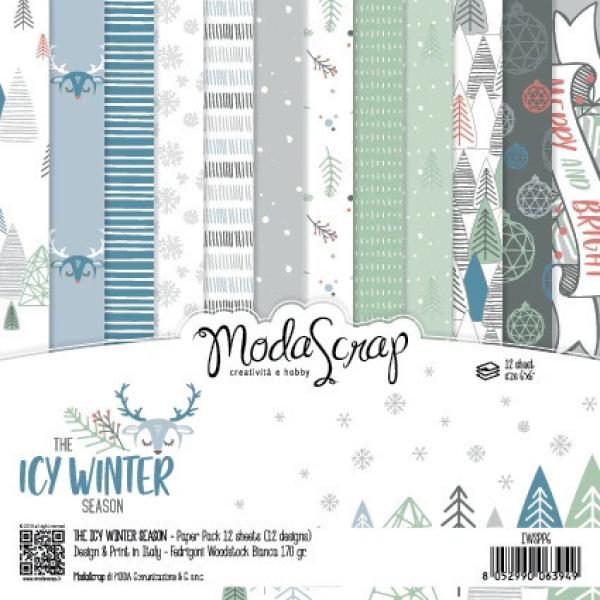 ModaScrap 6x6 Paper Pack The Icy Winter Season