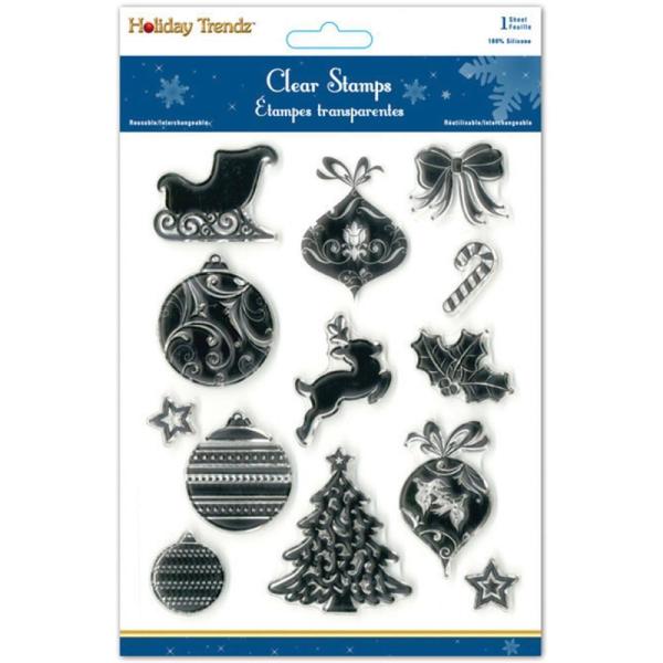 MultiCraft Holiday Clear Stamp Holiday Icons CX221A