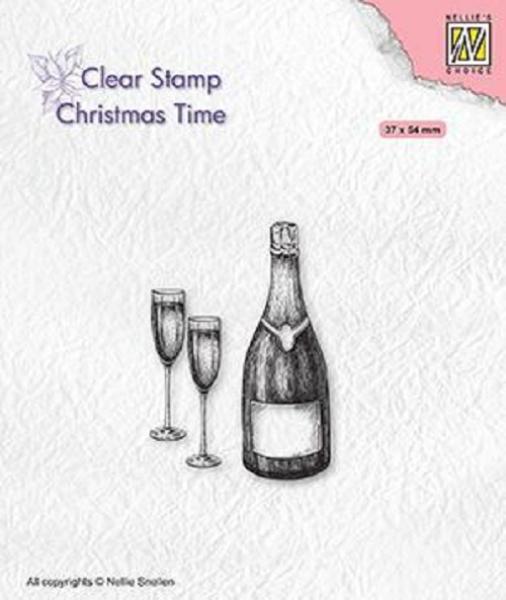 Nellie Snellen Clear Stamp Happy New Year CT007