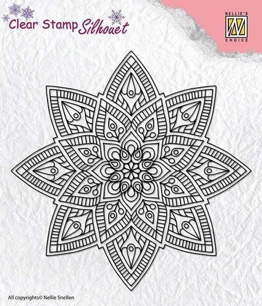 Nellie´s Choice Clear Stamp Mandala #SIL040