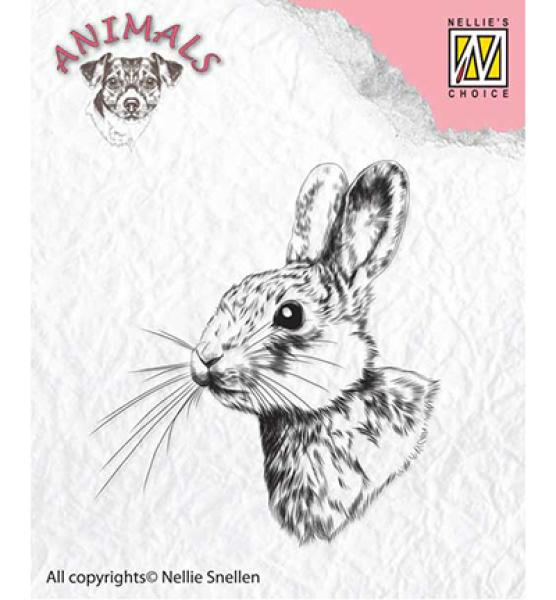 Nellie´s Choice Clear Stamp Rabbit Hase #ANI015