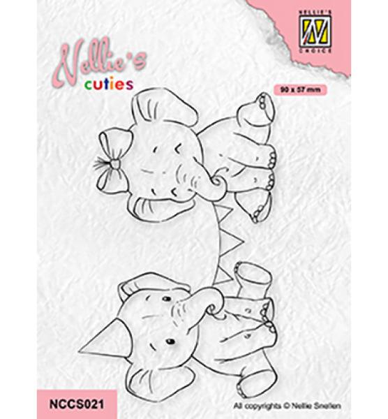 Nellie´s Cuties Clear Stamp Happy Birthday #021