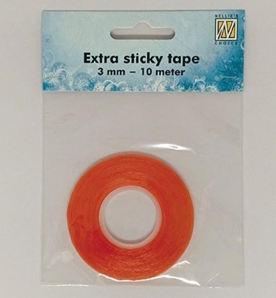 Nellie Extra Sticky Tape 3mm x 10m XST001