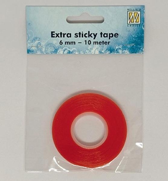 Nellie Extra Sticky Tape 6mm x 10m XST002