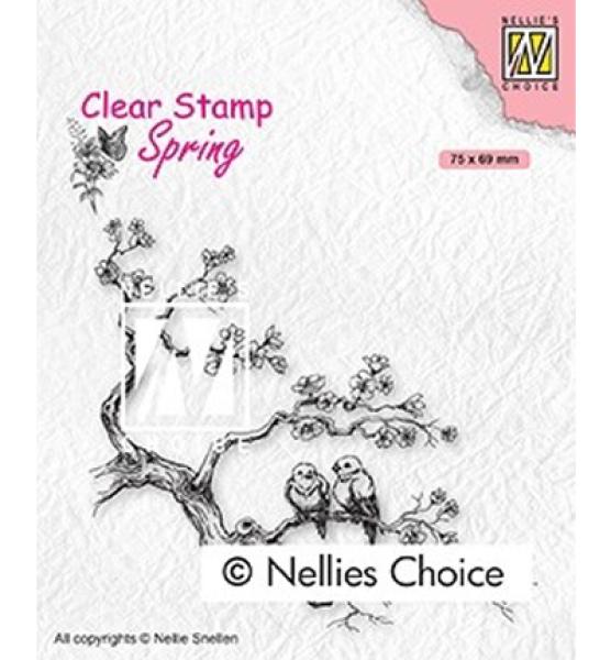 SPCS017Nellie Snellen Clear Stamp Spring Lovers