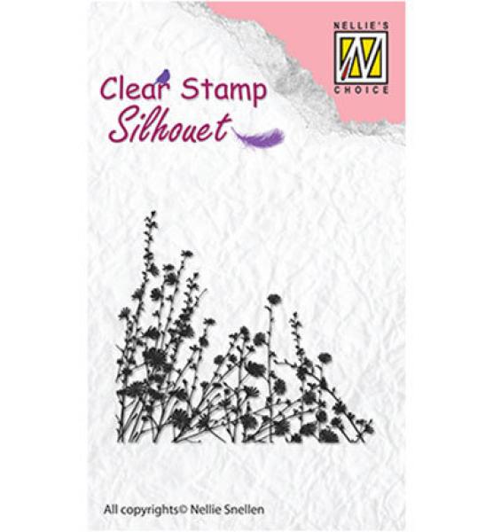 Nellie Snellen Silhouette Clear Stamp Spring Flowers (SIL021)