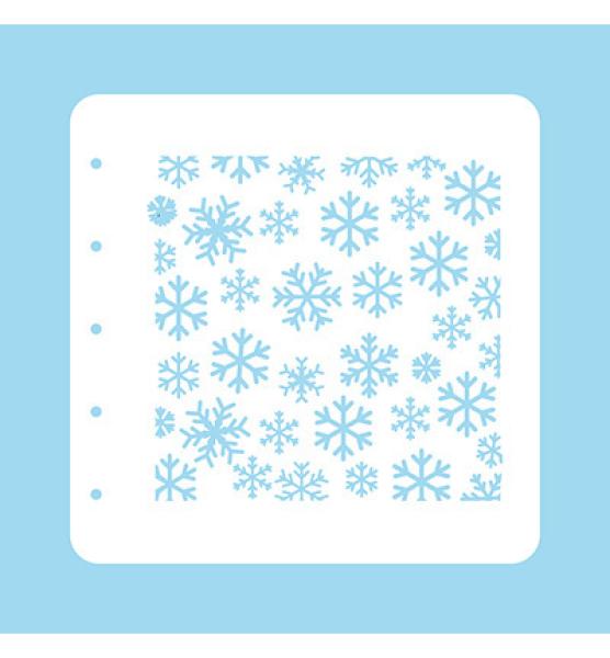 Nellie Snellen Stencil Christmas Time Snowflakes #04