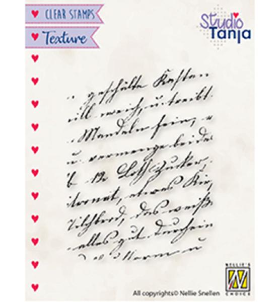 TXCS021 Nellie Snellen Texture Clear Stamps Writing