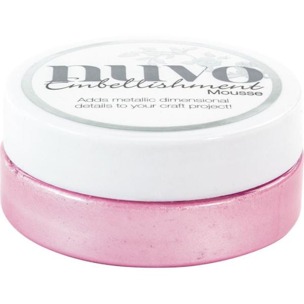 Nuvo Embellishment Mousse Peony Pink NEM800