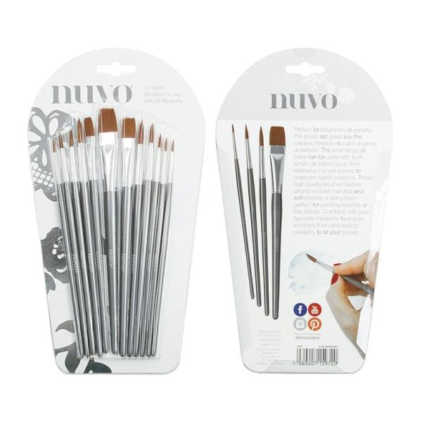 Nuvo Nylon Paint Brush Set (12er Pinsel Set)