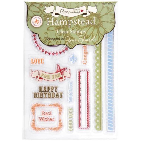 Papermania Clear Stamps Hampstead Sentiments