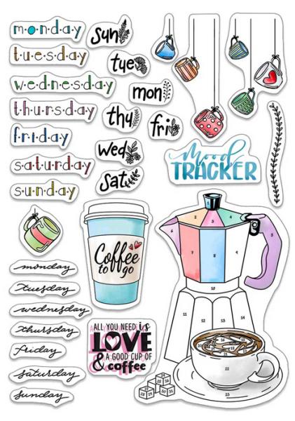 Ciao Bella Clear Stamps BuJo Week PS8016
