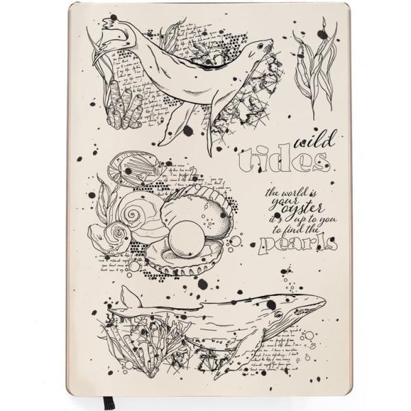 Ciao Bella Clear Stamp Wild Tides PS8031