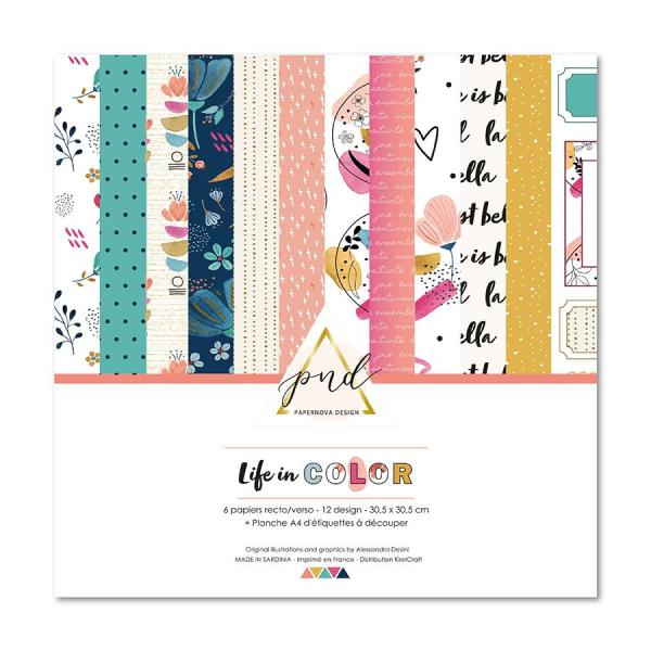PaperNova Design 12x12 Paper Pack Life in Color