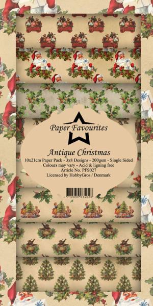 Paper Favourites Slim Paper Pack Antique Christmas #027