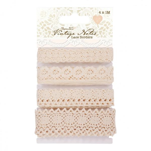 Papermania Vintage Notes Lace Borders #367401