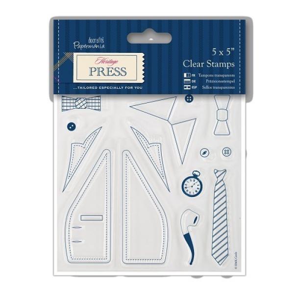 Papermania Clear Stamps Dapper Gent #PMA907208