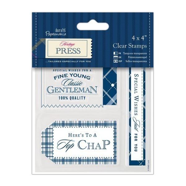 Papermania Clear Stamps Top Chap #PMA907207