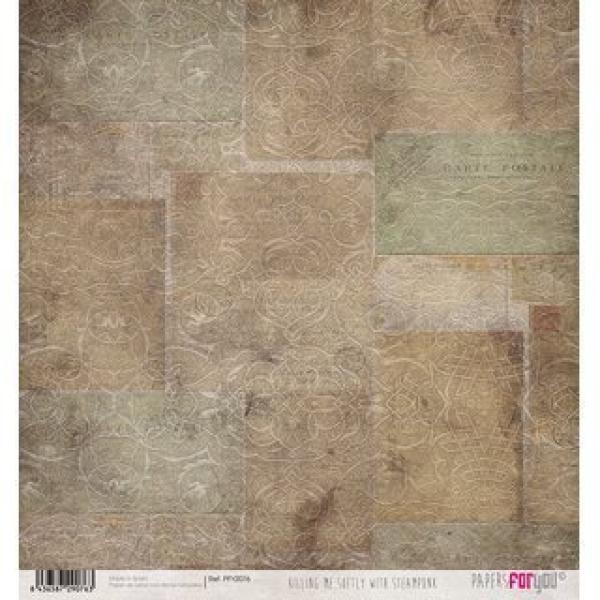 SALE Papers for You 12x12 Rice Paper Steampunk #2076