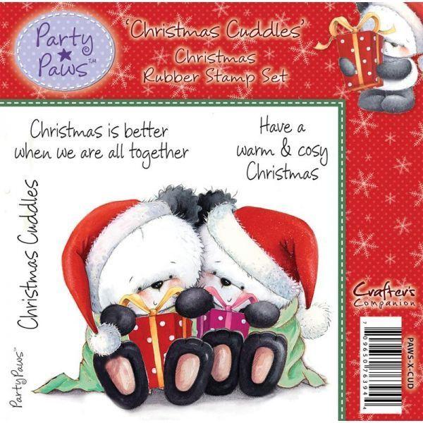 SALE Party Paws Christmas Stamp - Christmas Cuddles