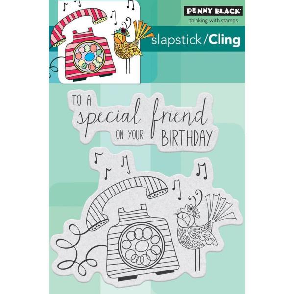 Penny Black Cling Stamp Birthday Tweetings