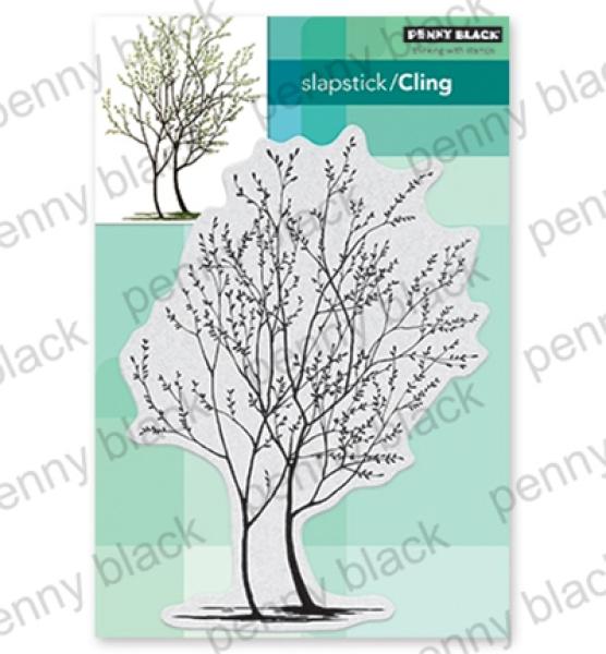 Penny Black Cling Stamp Trees In Bud #PB40663