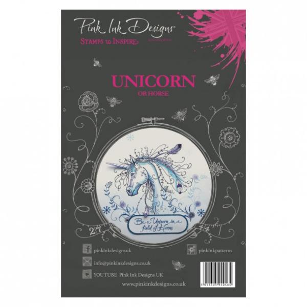 Pink Ink Designs Clear Stamp Set Unicorn or Horse