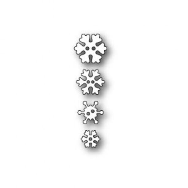 Poppy Stamps Stanzschablone Frosty Snowflake Buttons