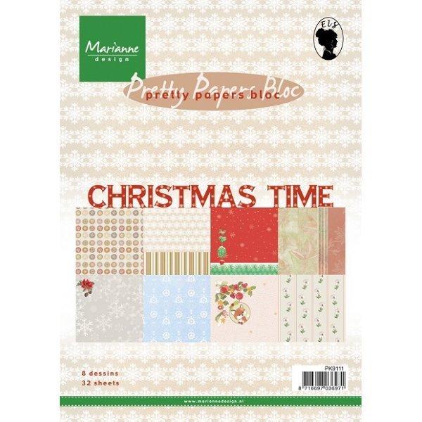Pretty Papers A5 Paper Pad Christmas Time