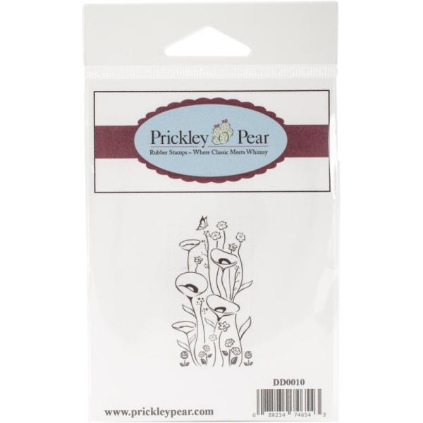 Prickley Pear Cling Stamps Poppies Garden