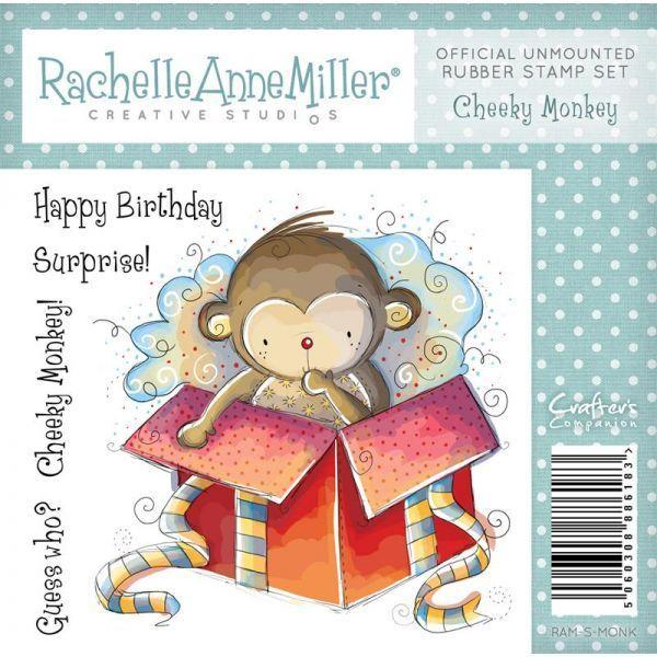 Rachelle Ann Miller - Rubber Stamp Animals - Cheeky Monkey