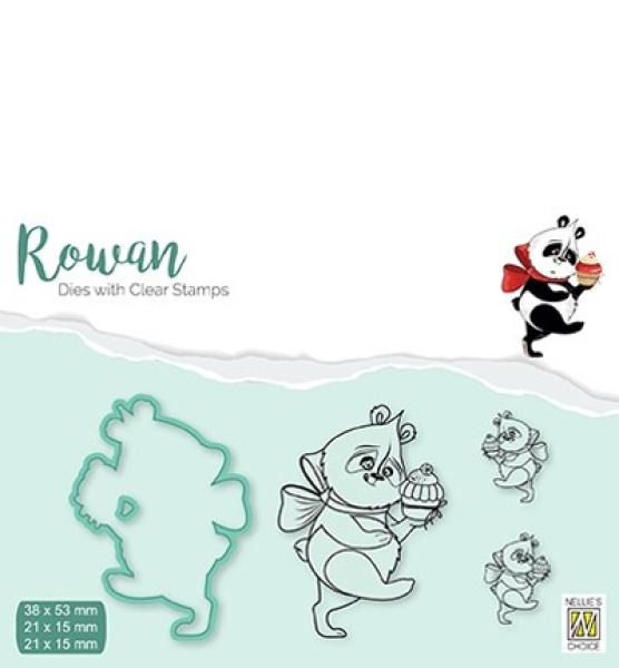Rowan Dies w Clear Stamps Christmas Panda #03