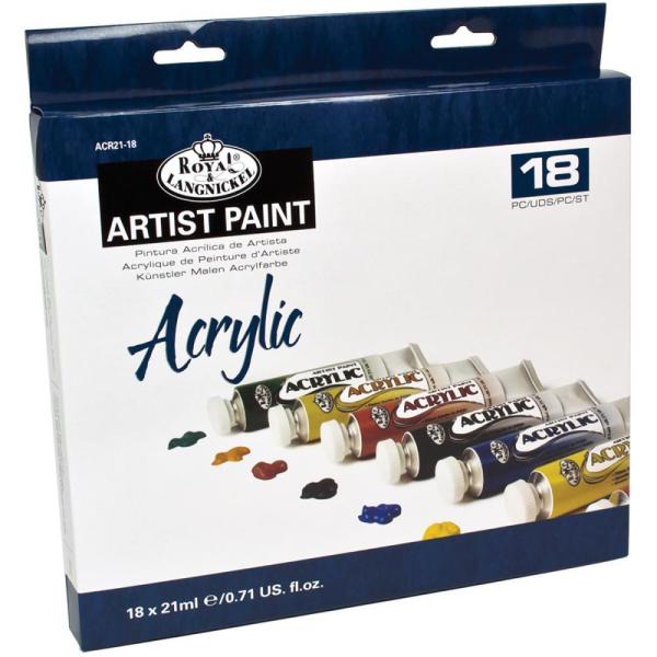 Royal Brush Acrylic Paint Assorted Colors #ACR21-18