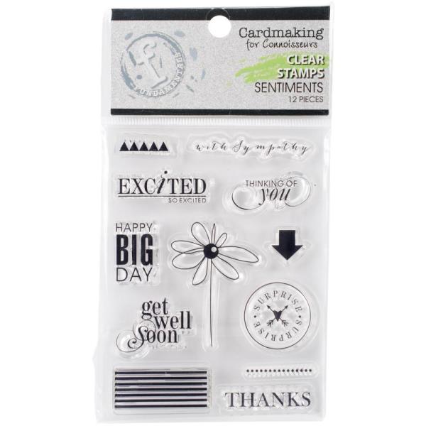 Ruby Rock-It Clear Stamps Sentiments #FUN83