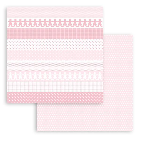 Stamperia 12x12 Paper Pad BabyDream Pink SBBL107