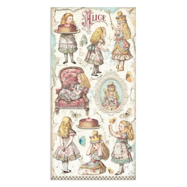 Stamperia Collectable 15x30cm Alice Through The Looking Glass #10