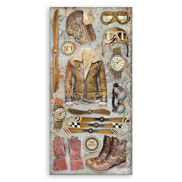 Stamperia Collectables 15x30 Aviator #16